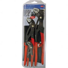 Knipex - Plier Sets Set Type: Tongue & Groove Pliers Number of Pieces: 3 - Exact Tool & Supply