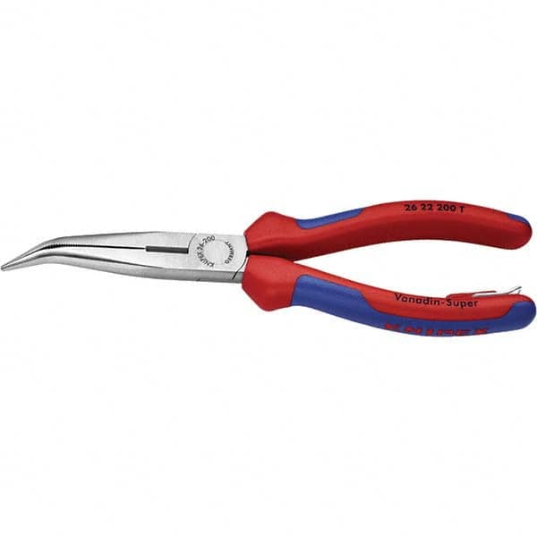 Knipex - Bent Nose Pliers Type: Bent Nose Overall Length (Inch): 8 - Exact Tool & Supply