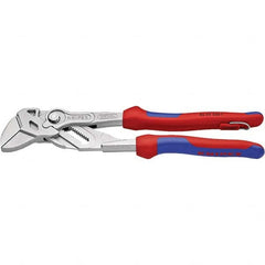 Knipex - Tongue & Groove Pliers Type: Pipe Wrench Pliers Overall Length Range: 9" - 11.9" - Exact Tool & Supply