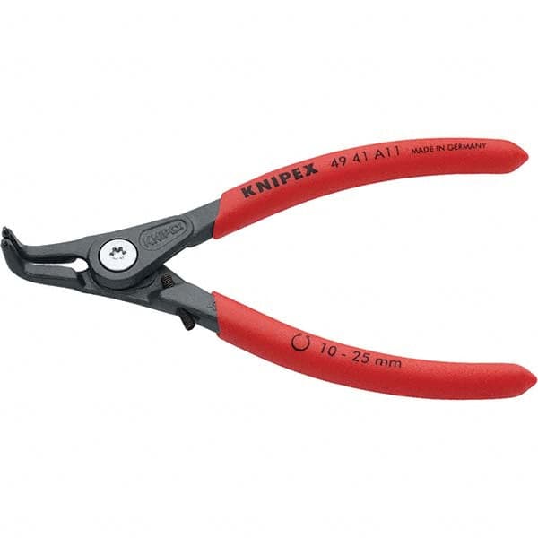 Knipex - Retaining Ring Pliers Type: External Ring Size: 25/64" - 1" - Exact Tool & Supply
