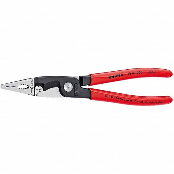 Knipex - Cutting Pliers Type: Electrician Pliers Insulated: NonInsulated - Exact Tool & Supply