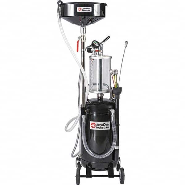 JohnDow - Oil Drain Containers Type: Pressurized Evacuation Drain w/Casters Container Size: 20 Gal. - Exact Tool & Supply