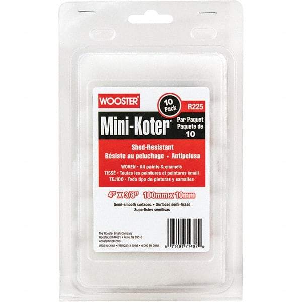 Wooster Brush - Paint Roller Covers Type: Mini Roller Nap Size (Inch): 3/8 - Exact Tool & Supply