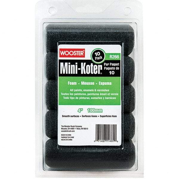 Wooster Brush - Paint Roller Covers Type: Mini Roller Nap Size (Inch): 0 - Exact Tool & Supply