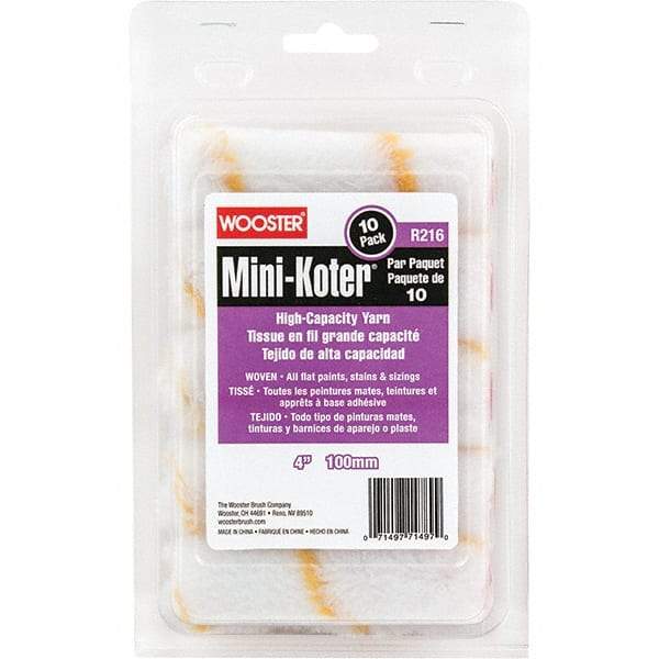 Wooster Brush - Paint Roller Covers Type: Mini Roller Nap Size (Inch): 0 - Exact Tool & Supply