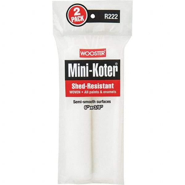 Wooster Brush - Paint Roller Covers Type: Mini Roller Nap Size (Inch): 3/8 - Exact Tool & Supply