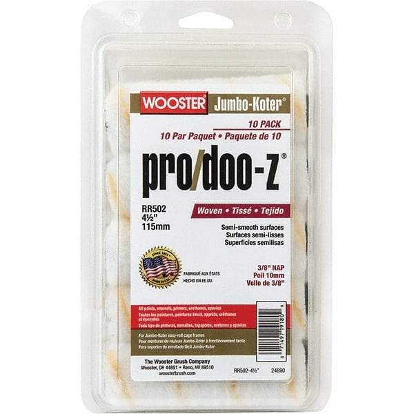 Wooster Brush - Paint Roller Covers Type: Mini Roller Nap Size (Inch): 3/8 - Exact Tool & Supply