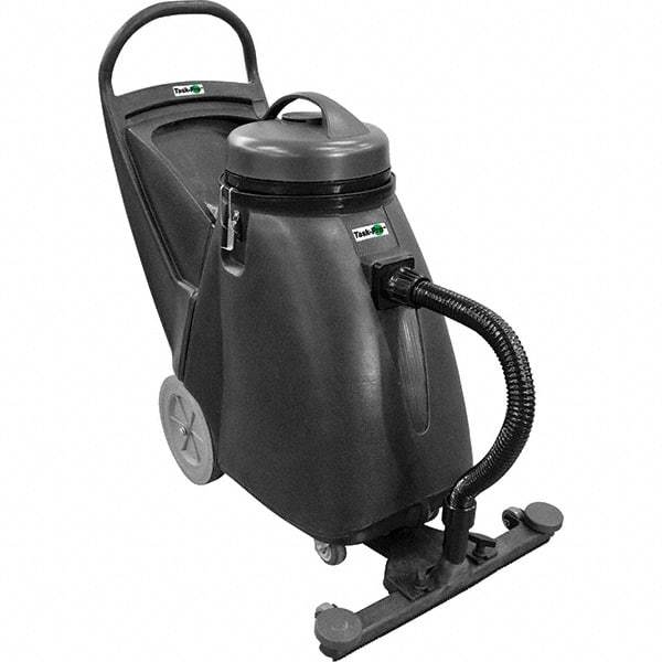 Nilfisk - 18 Gal Plastic Tank, Electric Powered Wet/Dry Vacuum - 1.17 Peak hp, 100/120 Volt, 8 Amps, 9' Hose Fitting, Cloth Filter, Accessories Included - Exact Tool & Supply