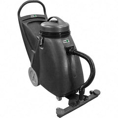Nilfisk - 18 Gal Plastic Tank, Electric Powered Wet/Dry Vacuum - 1.17 Peak hp, 100/120 Volt, 8 Amps, 9' Hose Fitting, Cloth Filter, Accessories Included - Exact Tool & Supply