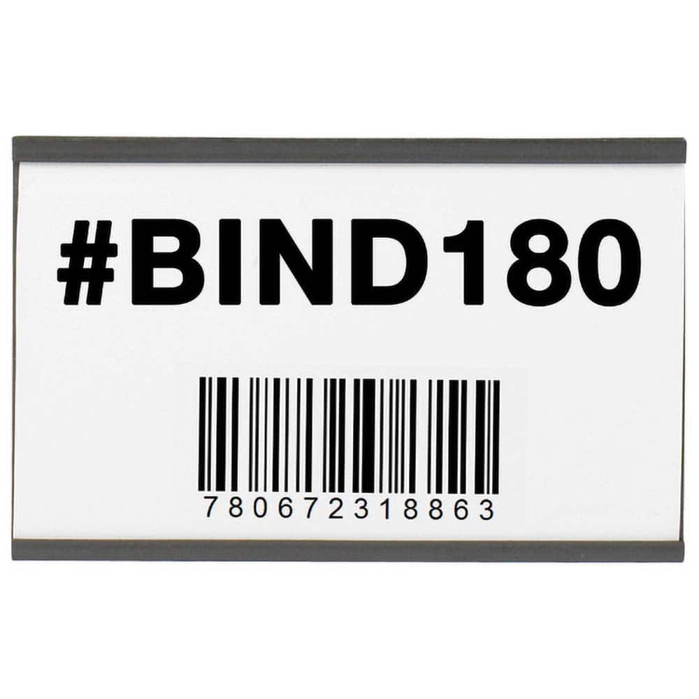 Value Collection - Label Holders Backing: Magnetic Width (Inch): 5 - Exact Tool & Supply