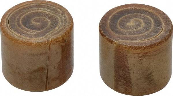 Garland - 1-1/2" Face Diam, Grade Medium Soft, Natural Hammer Tip/Face - Rawhide - Exact Tool & Supply