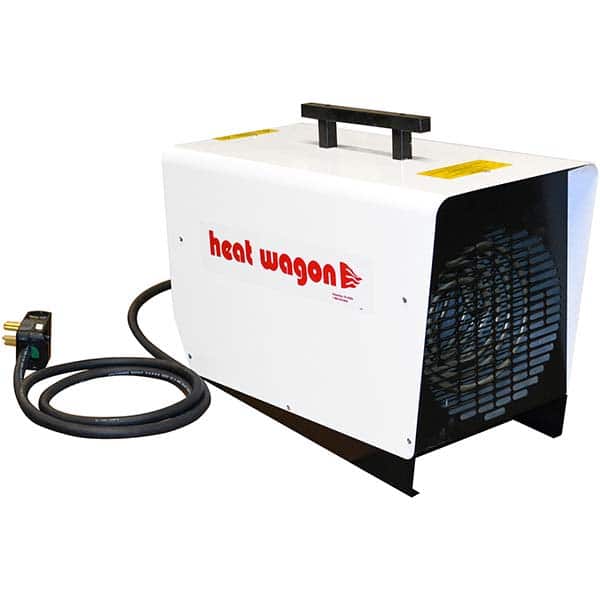 Heat Wagon - Electric Forced Air Heaters Type: Portable Heater Unit Maximum BTU Rating: 30700 - Exact Tool & Supply