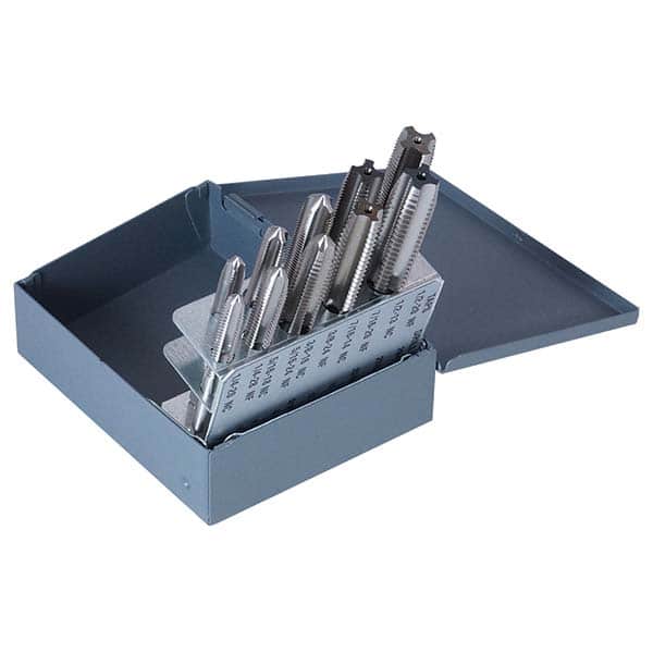 Greenfield Threading - Tap Sets Thread Size: 1/4-28 Number of Flutes: 4 - Exact Tool & Supply