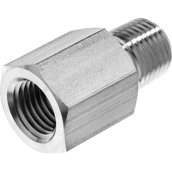 USA Sealing - 1/2" Galvanized Steel Pipe Adapter - Exact Tool & Supply