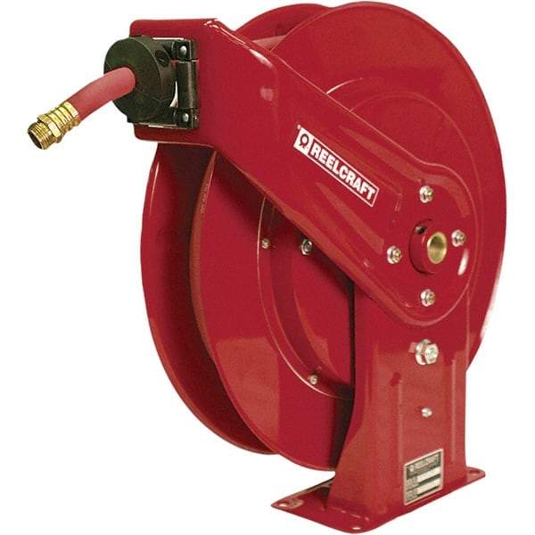 Reelcraft - Hose Reels Style: Spring Retractable Hose Length (Feet): 35 - Exact Tool & Supply