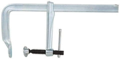 Bessey - 5-1/2" Deep Throat, 12" Max Capacity, Standard Sliding Arm Clamp - 1,320 Lb Clamping Pressure, 0.7" Spindle Diam - Exact Tool & Supply