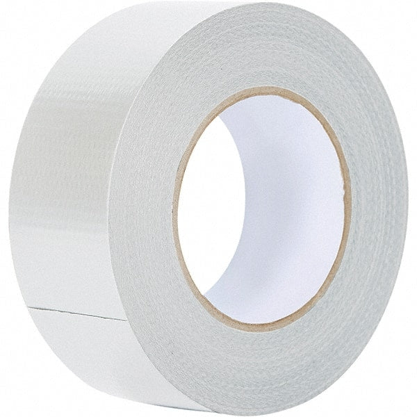 Value Collection - 60 Yd x 2" x 8.7 mil White Polyethylene Cloth Duct Tape - Exact Tool & Supply