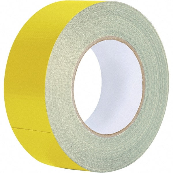 Value Collection - 60 Yd x 2" x 8.7 mil Yellow Polyethylene Cloth Duct Tape - Exact Tool & Supply