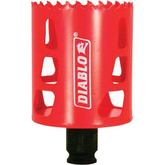 Freud - 2-1/4" Diam, 2-3/8" Cutting Depth, Hole Saw - Bi-Metal Saw, Toothed Edge - Exact Tool & Supply