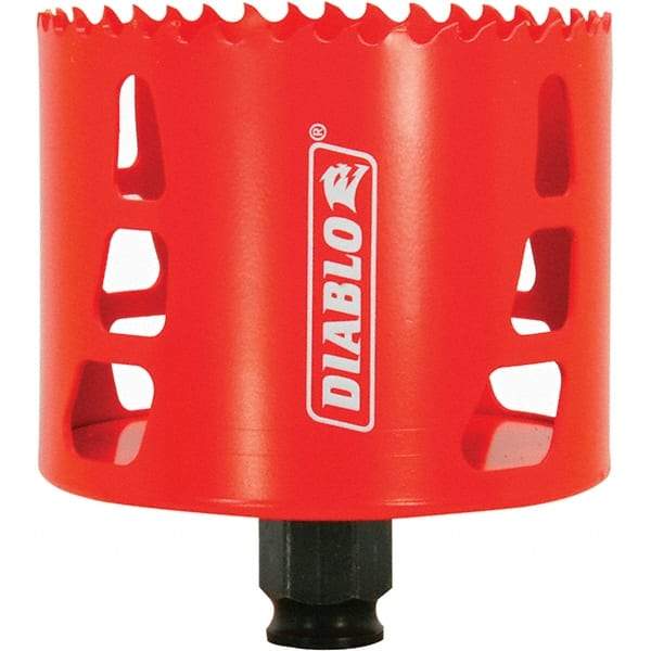 Freud - 3-1/4" Diam, 2-3/8" Cutting Depth, Hole Saw - Bi-Metal Saw, Toothed Edge - Exact Tool & Supply