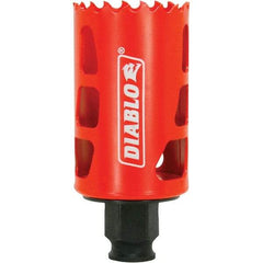 Freud - 1-5/8" Diam, 2-3/8" Cutting Depth, Hole Saw - Bi-Metal Saw, Toothed Edge - Exact Tool & Supply