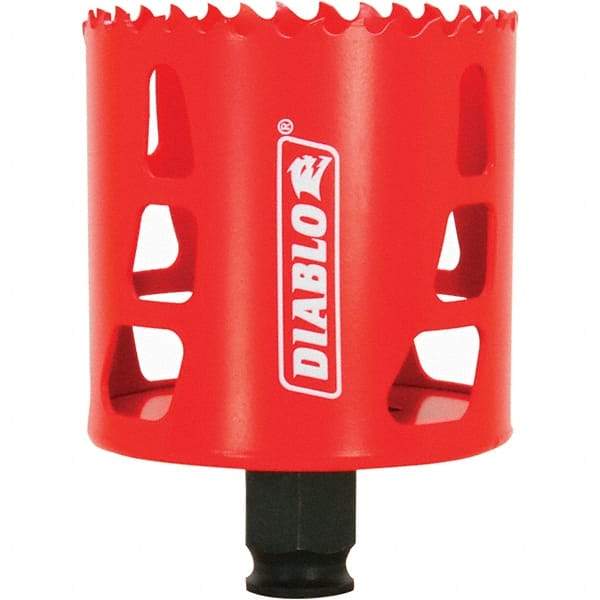 Freud - 2-5/8" Diam, 2-3/8" Cutting Depth, Hole Saw - Bi-Metal Saw, Toothed Edge - Exact Tool & Supply