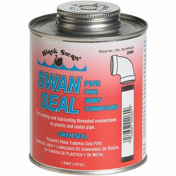 Black Swan - Threaded Pipe Sealants Container Type: Can Container Size: 1 Pt. - Exact Tool & Supply