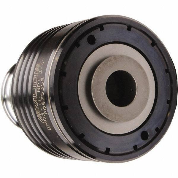 Emuge - 0.697" Tap Shank Diam, 0.523" Tap Square Size, #5 Tapping Adapter - 2.68" Projection, 2.319" Tap Depth, 5.16" OAL, 2.362" Shank OD, Through Coolant, Series EM05-U - Exact Tool & Supply