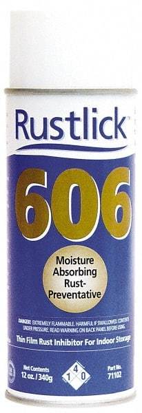 Rustlick - 12 oz Rust/Corrosion Inhibitor - Comes in Aerosol - Exact Tool & Supply