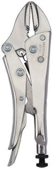 Proto - 7" OAL Straight Jaw Locking Pliers - 1/2" Jaw Width, 1-1/2" Jaw Depth, Steel Handle - Exact Tool & Supply