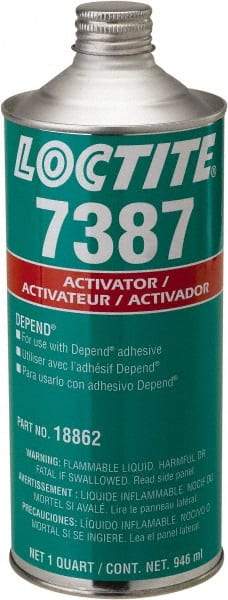 Loctite - 32 Fl Oz, Amber Adhesive Activator - Exact Tool & Supply