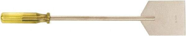 Ampco - Stiff Aluminum Bronze Alloy Chisel Scraper - 3-3/4" Blade Width x 3-3/4" Blade Length - Exact Tool & Supply