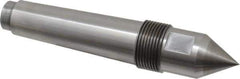 Riten - 1-1/4" Head Diam, Carbide-Tipped Steel Standard Point Solid Dead Center - 4MT Morse Taper, 1-1/4" Point Diam, 2" Point Length, 2-29/32" OAL - Exact Tool & Supply
