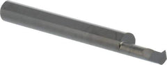 Scientific Cutting Tools - 1/2" Cutting Depth, 18 to 56 TPI, 0.18" Diam, Internal Thread, Solid Carbide, Single Point Threading Bar - Bright Finish, 2-1/2" OAL, 1/4" Shank Diam, 0.04" Projection from Edge, 60° Profile Angle - Exact Tool & Supply
