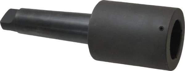 Collis Tool - 2-1/2 Inch Tap, 3-1/2 Inch Tap Entry Depth, MT5 Taper Shank, Standard Tapping Driver - 4-5/8 Inch Projection, 3-3/8 Inch Nose Diameter, 2.1 Inch Tap Shank Diameter, 1.575 Inch Tap Shank Square - Exact Tool & Supply