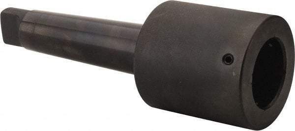 Collis Tool - 1-1/2 Inch Tap, 2-1/4 Inch Tap Entry Depth, MT4 Taper Shank, Standard Tapping Driver - 2-15/16 Inch Projection, 2-1/2 Inch Nose Diameter, 1-1/2 Inch Tap Shank Diameter, 1-1/8 Inch Tap Shank Square - Exact Tool & Supply