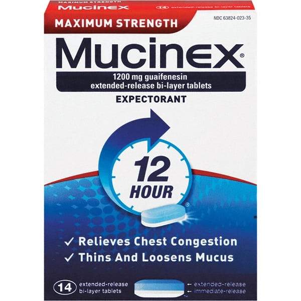 Mucinex - Medi-First Pain Relief Tablets - Cold & Allergy Relief - Exact Tool & Supply