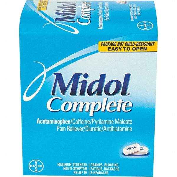 Midol - Medi-First Pain Relief Capsules - Headache & Pain Relief - Exact Tool & Supply