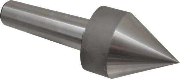 Riten - MT5 Taper Shank, Live Center - 1,500 Max RPM, 3-1/2" Point Diam, 4-15/16" Point Len, 1,500 Lb Max Workpc, 4-29/32" OAL, Pipe Nose Point - Exact Tool & Supply
