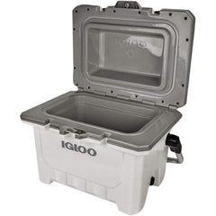 Igloo - 24 Qt Ice Chest - HDPE, White - Exact Tool & Supply