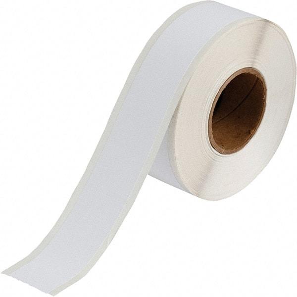 Brady - 1-1/8" Wide, White Vinyl Inkjet Label - For BradyJet J2000 - Exact Tool & Supply