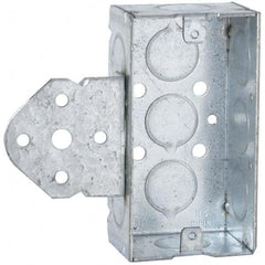 Hubbell-Raco - 4 x 4 x 1.563" Steel Rectangular Device Box - Exact Tool & Supply