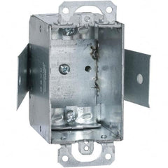 Hubbell-Raco - 4.22 x 3.406 x 2-1/2" Steel Rectangular Device Box - Exact Tool & Supply