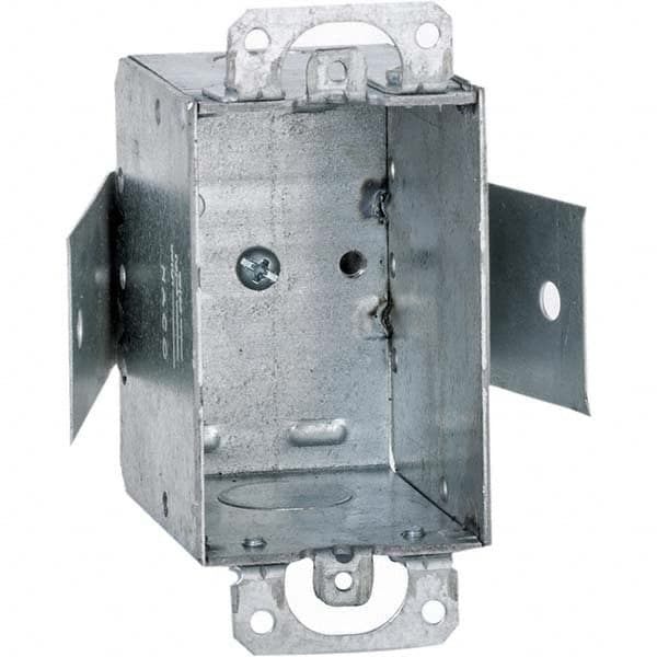 Hubbell-Raco - 4.22 x 3 x 2-1/2" Steel Rectangular Device Box - Exact Tool & Supply