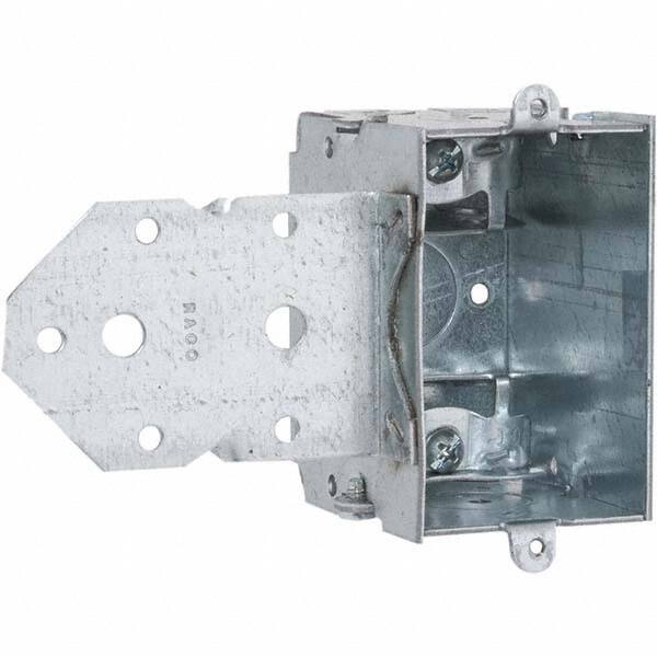 Hubbell-Raco - 3.38 x 5.047 x 2-1/2" Steel Rectangular Device Box - Exact Tool & Supply