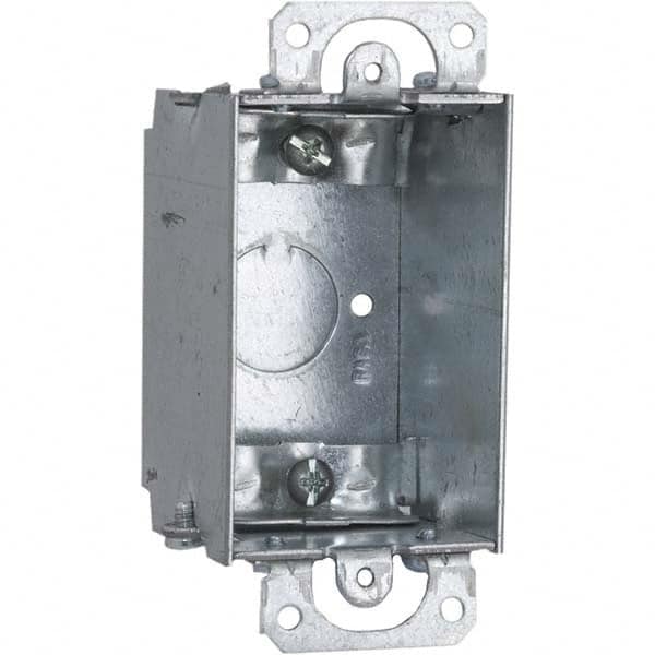 Hubbell-Raco - 4.22 x 2 x 2" Steel Rectangular Device Box - Exact Tool & Supply