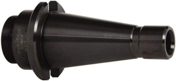 Criterion - 1-1/2-18 Threaded Mount, Boring Head Taper Shank - Threaded Mount Mount, 1.04 Inch Projection, 1.86 Inch Nose Diameter - Exact Tool & Supply