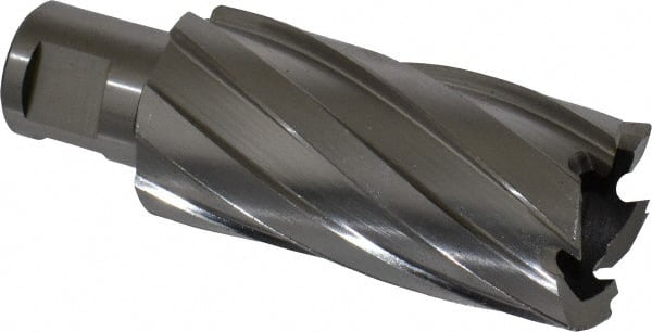 Hougen - 1-3/16" Diam x 2" Deep High Speed Steel Annular Cutter - Exact Tool & Supply