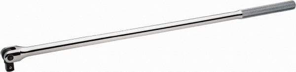 Proto - 1/2" Drive Flex Socket Handle - 24" OAL, Chrome Finish - Exact Tool & Supply