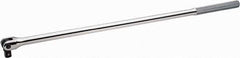 Proto - 1/2" Drive Flex Socket Handle - 24" OAL, Chrome Finish - Exact Tool & Supply